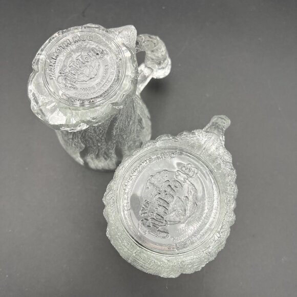 COMPLETE Set Of 4 Vintage 1993 Collectible McDonalds Flintstone Glass Mugs - Picture 15 of 16